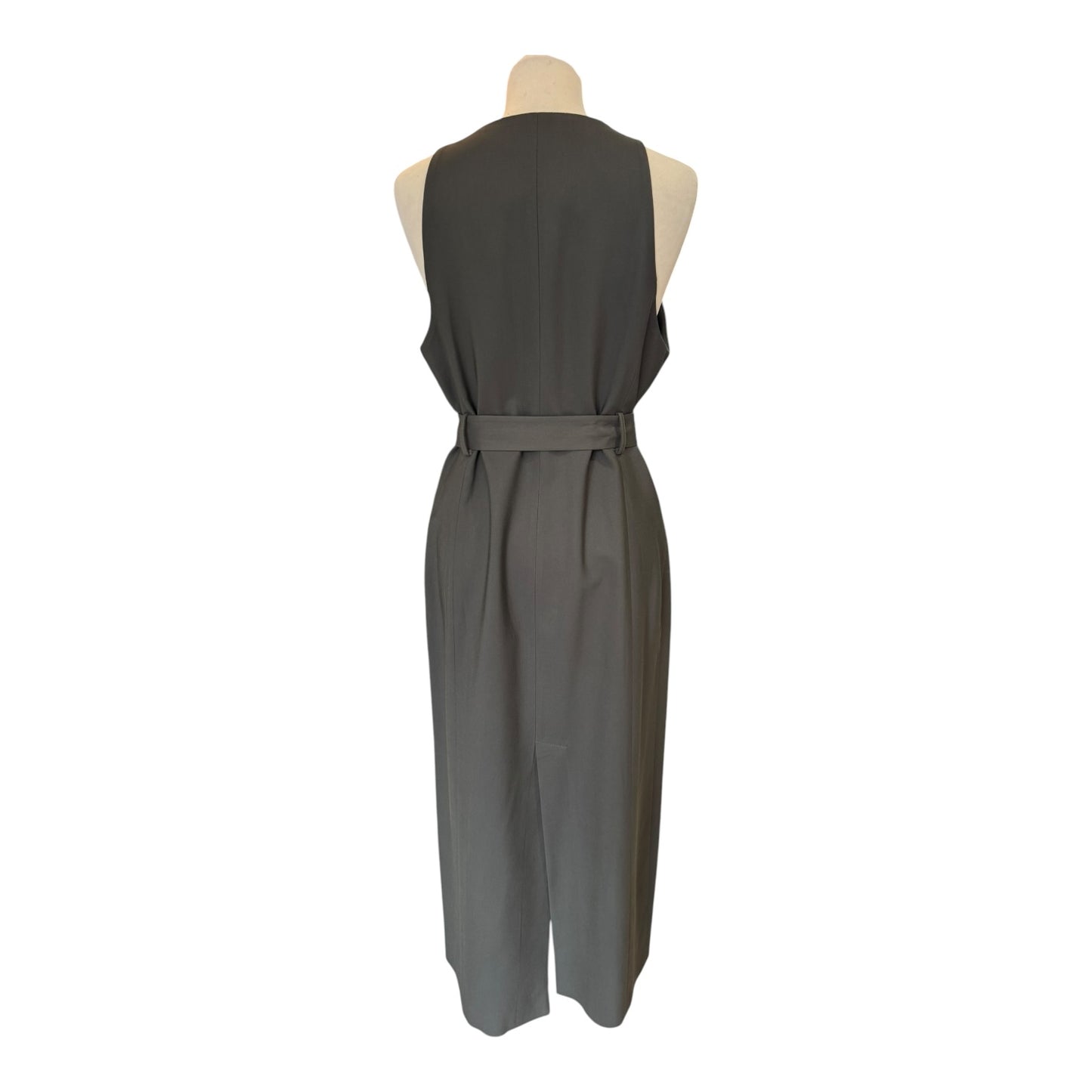 Massimo Dutti Khaki Midi Dress - 12