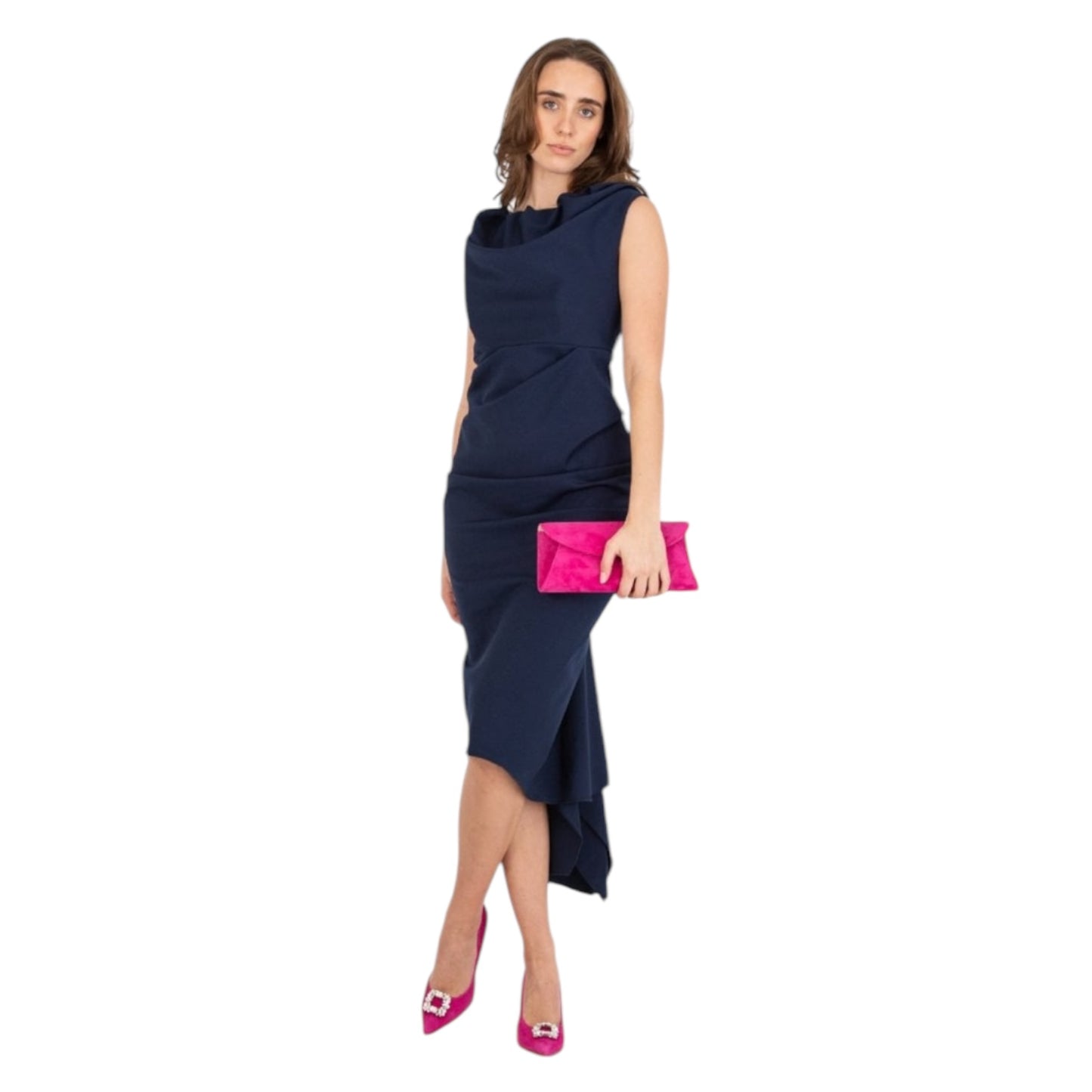 Kevan Jon Navy Dress - 10 & 12