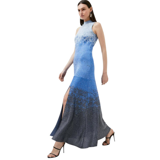 Karen Millen Blue Sequin Dress - 6