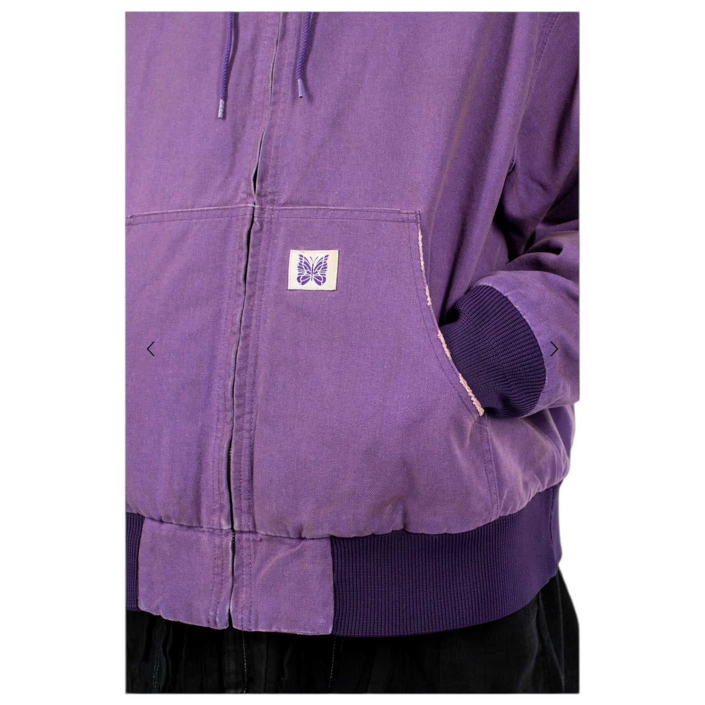 Needles  Zip Work Hoody Purple - 10