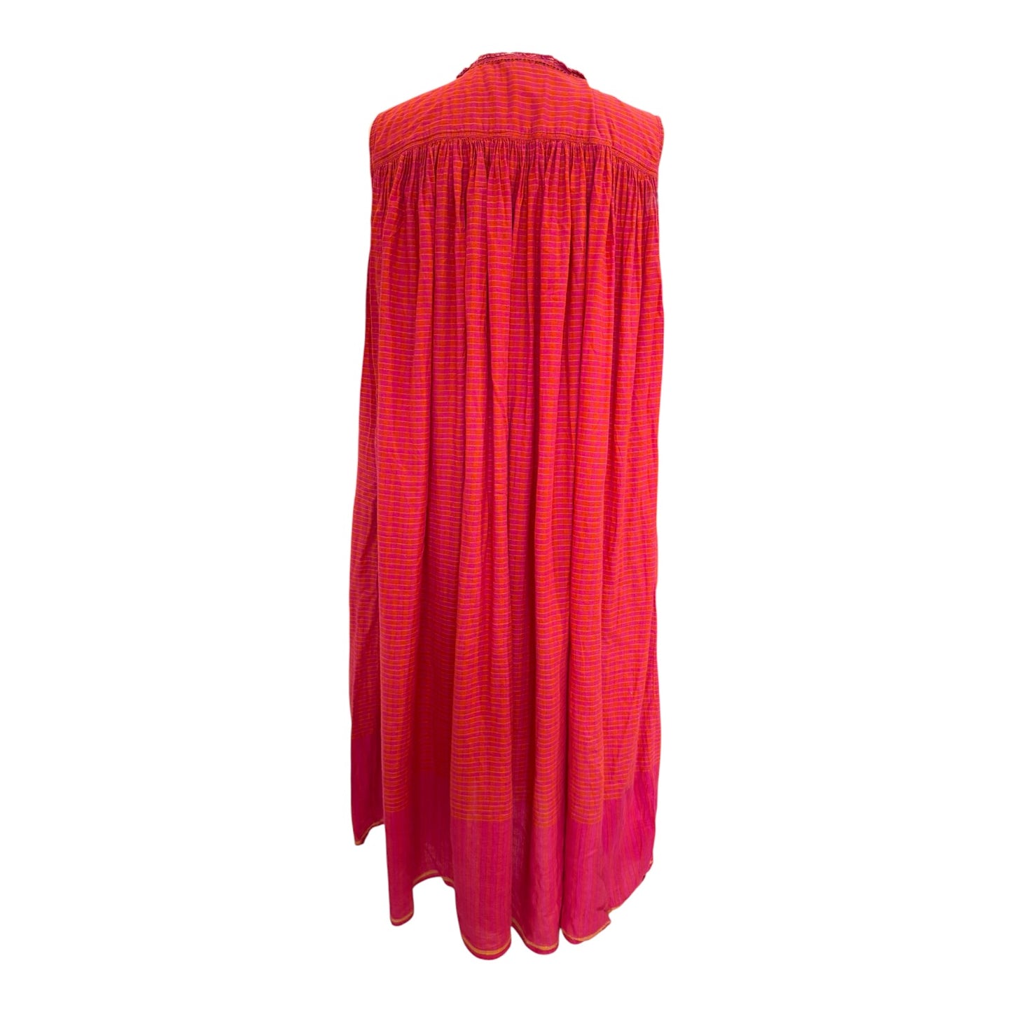 Runaway Bicycle Red and Orange Cotton Dress - 14/16