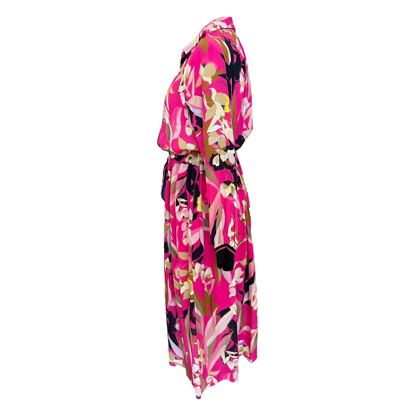 Marc Cain Pink Floral Maxi Dress - 14