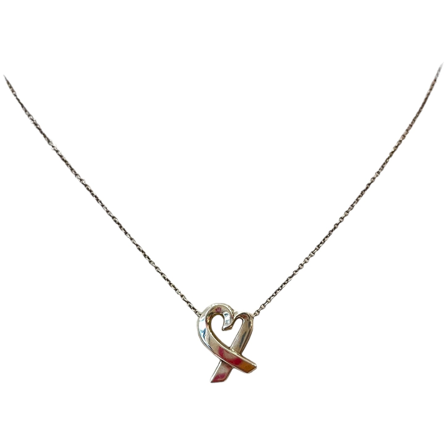 Tiffany Silver Heart Necklace