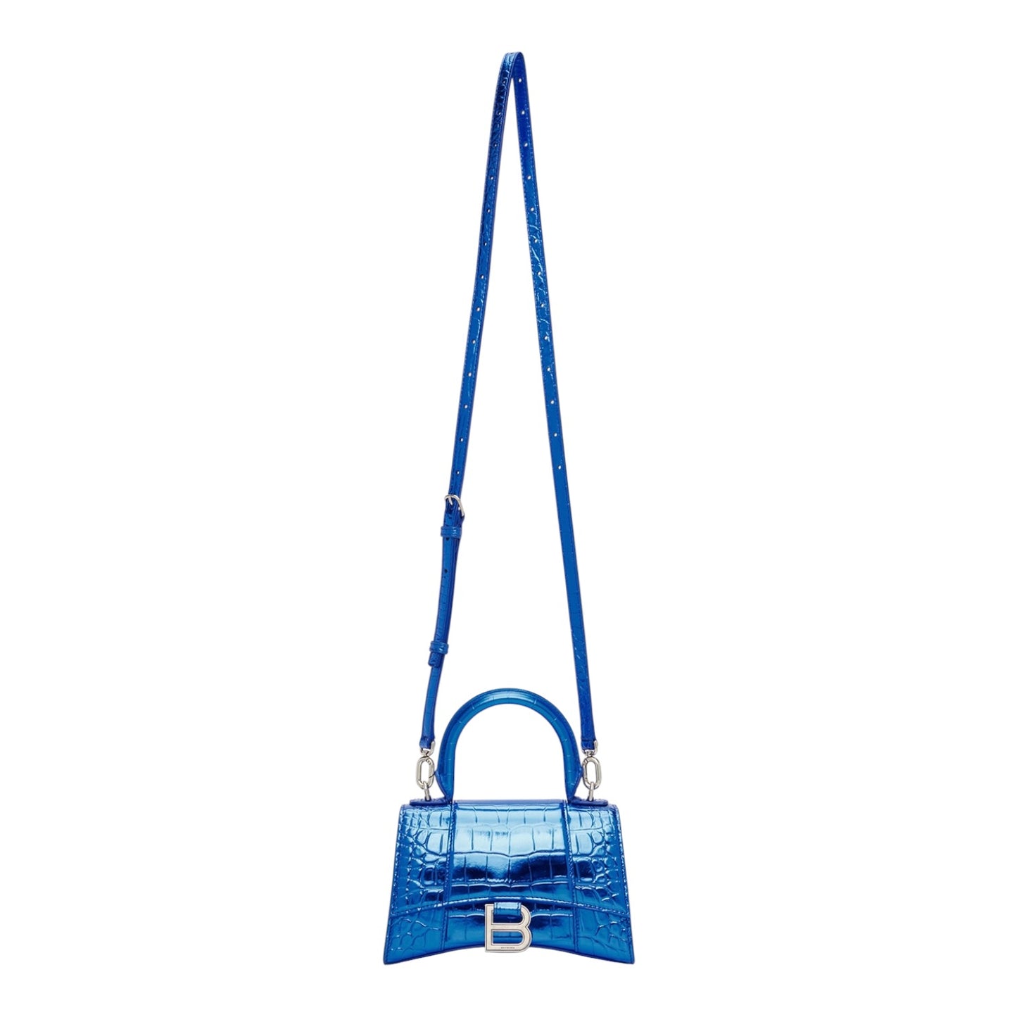 Balenciaga Blue XS Hourglass Bag