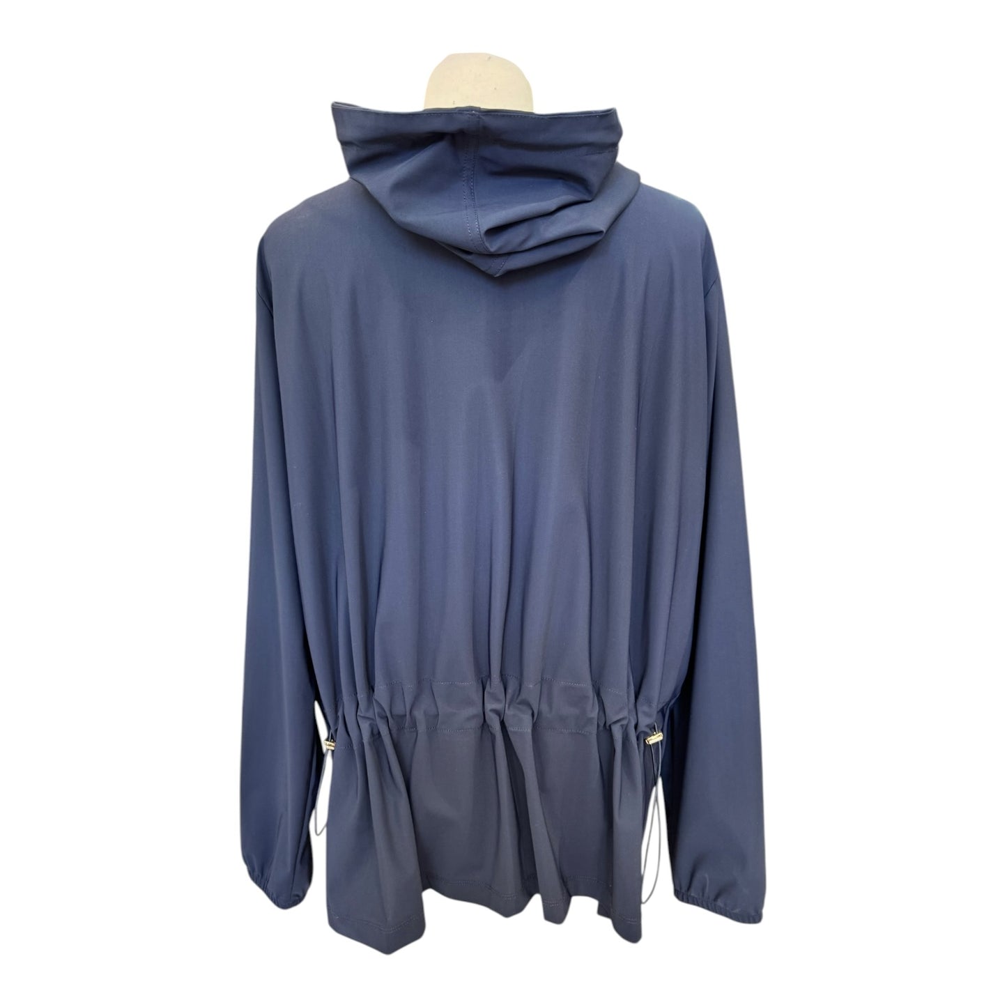 Naya Navy Hooded Jacket With Zip Pockets - 10