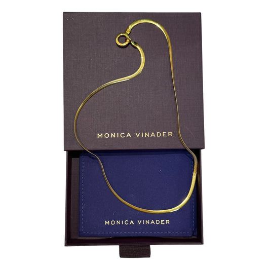 Monica Vinader Snake Chain Necklace 18in in 18k Gold Vermeil