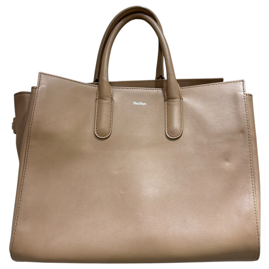 Max Mara Camel Leather Monopolis Bag