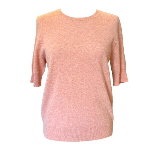 Repeat Cashmere Pink Short Sleeved Sweater - 10