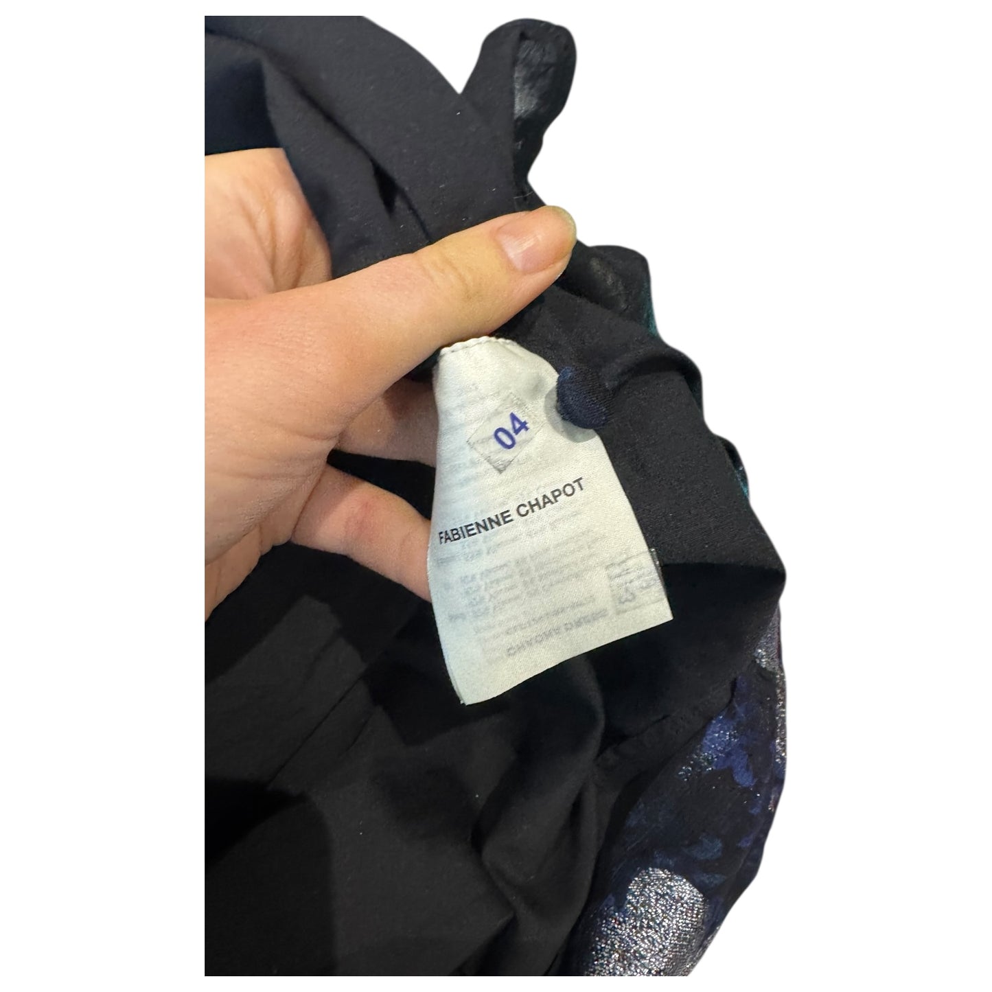 Fabienne Chapot Black and Blue Chacha Dress Moonshine - 14/16