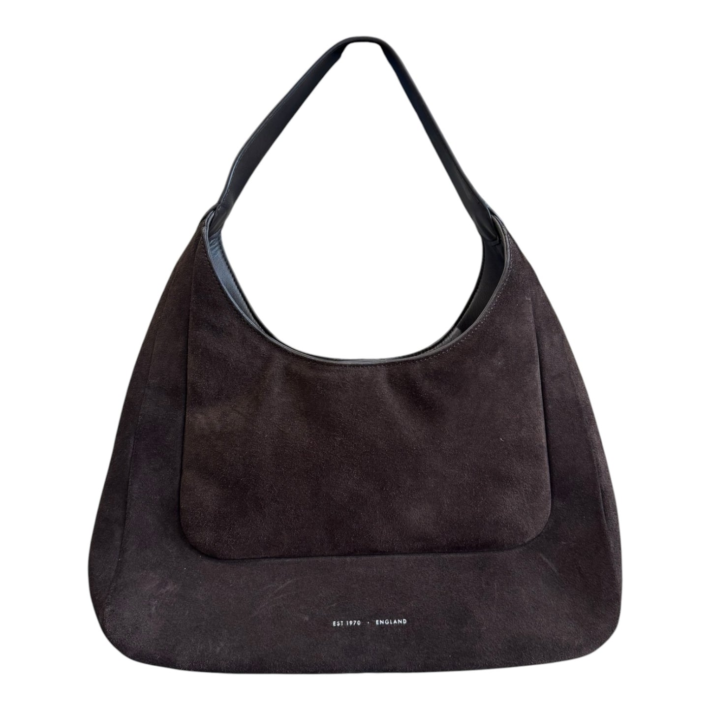 Jigsaw Brown Suede Hobo Shoulder Bag - NEW