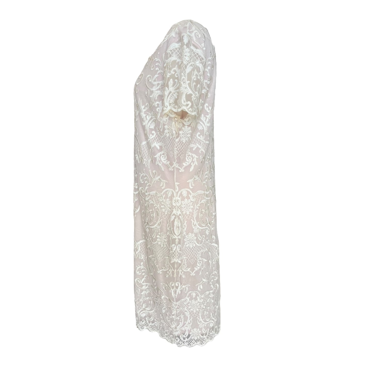 Phase Eight Cream Lace Dress - 16-18