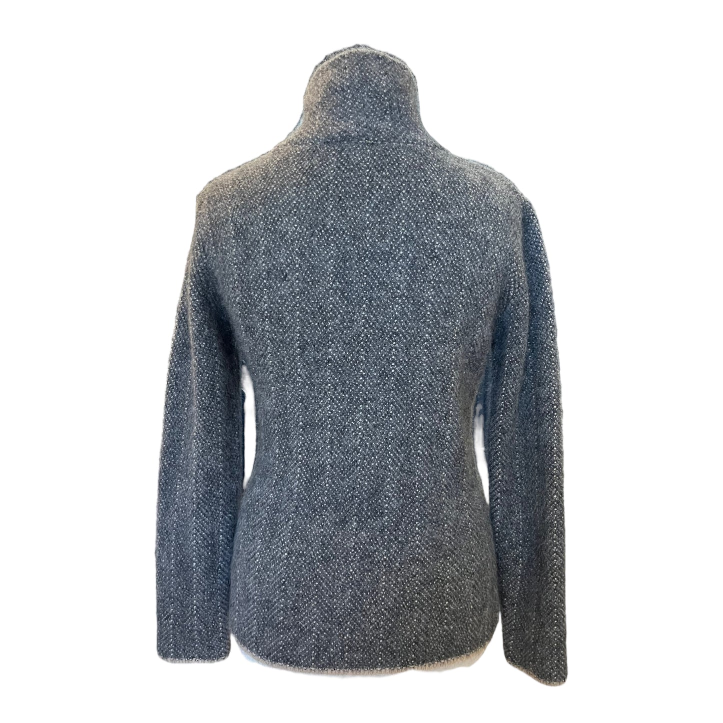 Sportmax Grey Funnel Neck Jumper