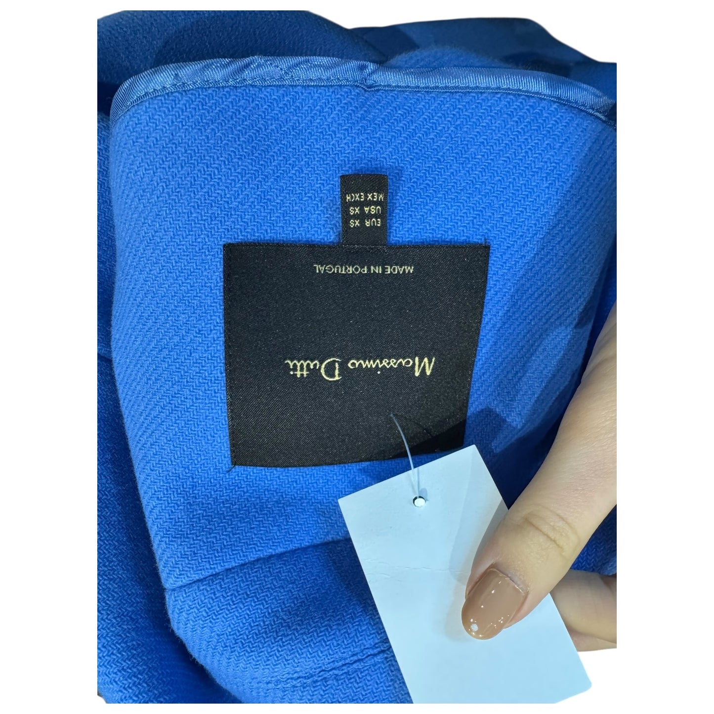 Massimo Dutti Cornflower Blue Coat - 8