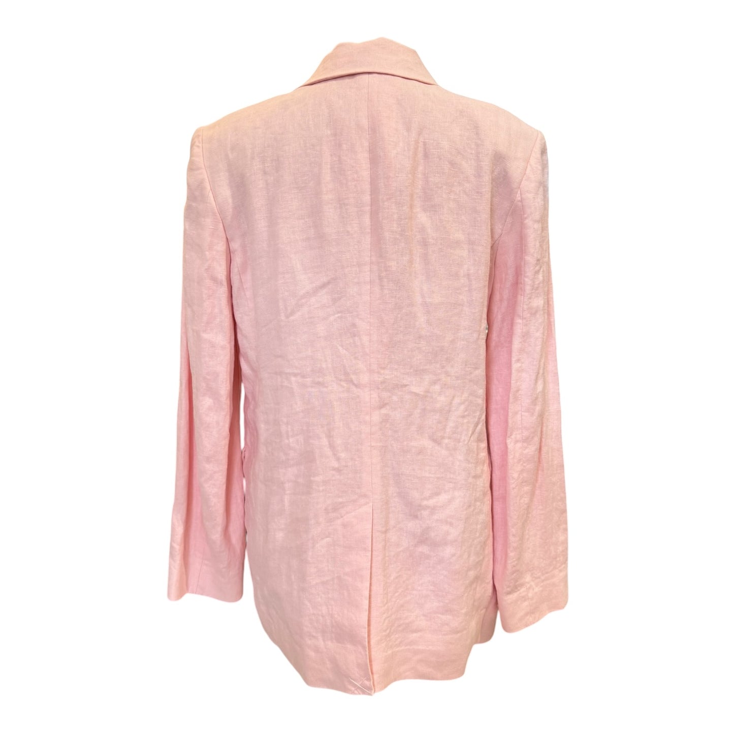 & Other Stories Pink Linen Blazer - 10 - NEW
