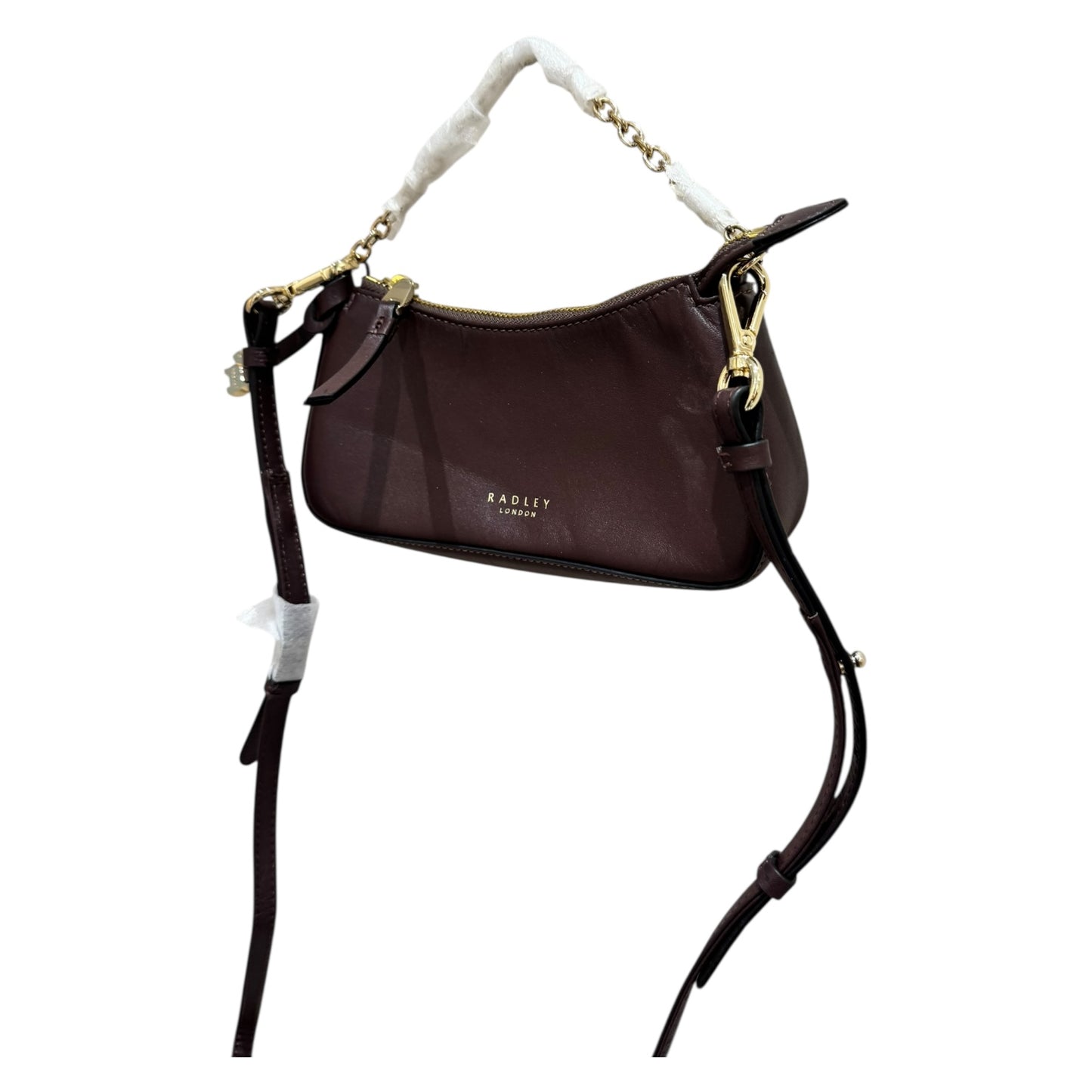 Radley Mini Satchel Bag in Dark Brown - NEW