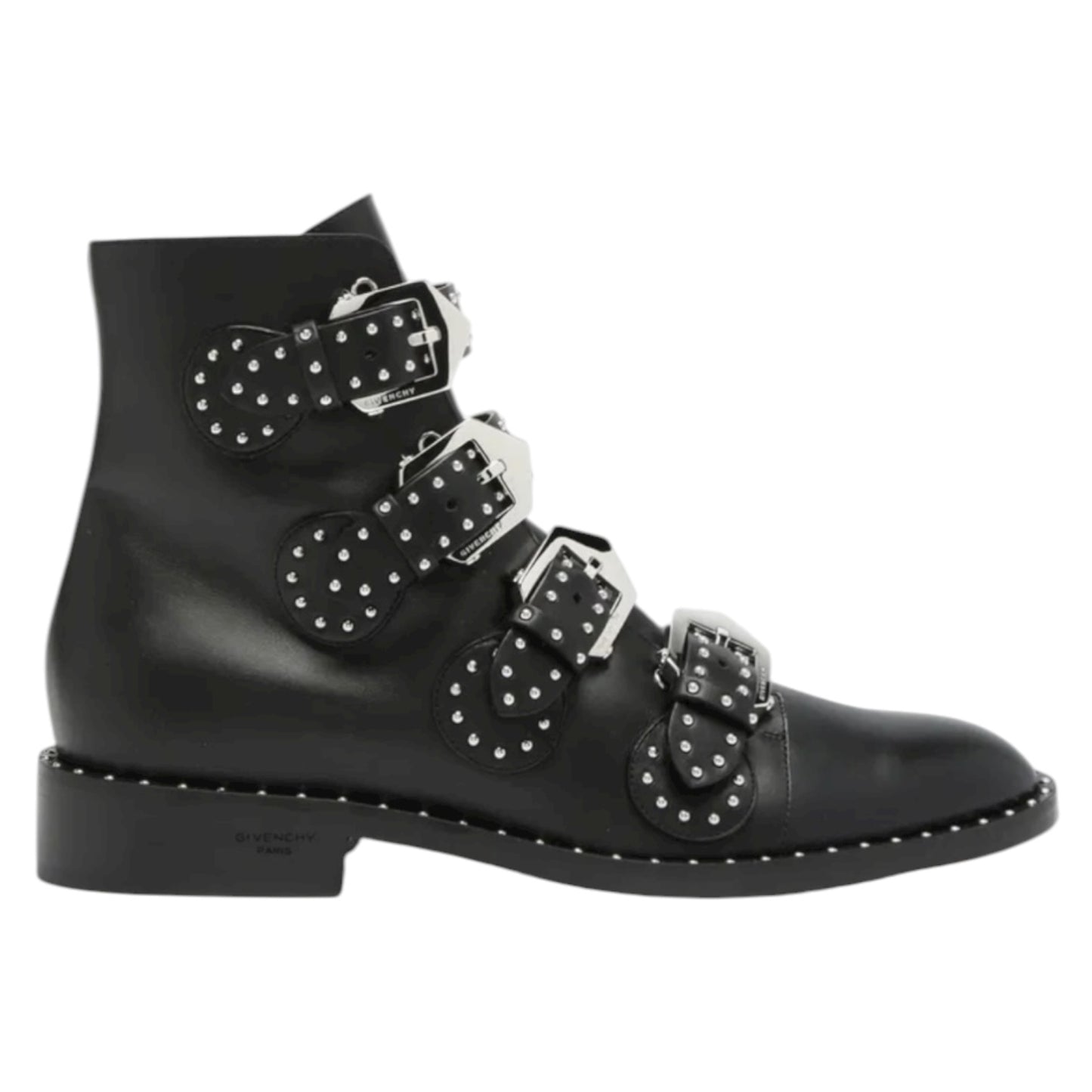 Givenchy Elegant Studded Leather Ankle Boots - 36/3