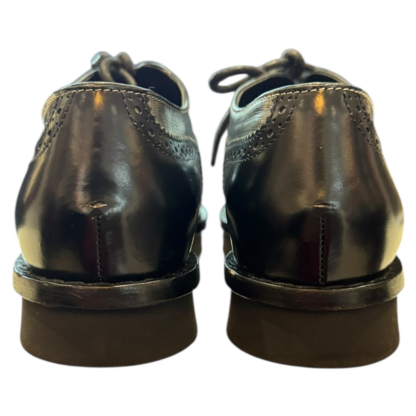 Tods Black and Silver Plateau Brogues - 38.5 / 5.5