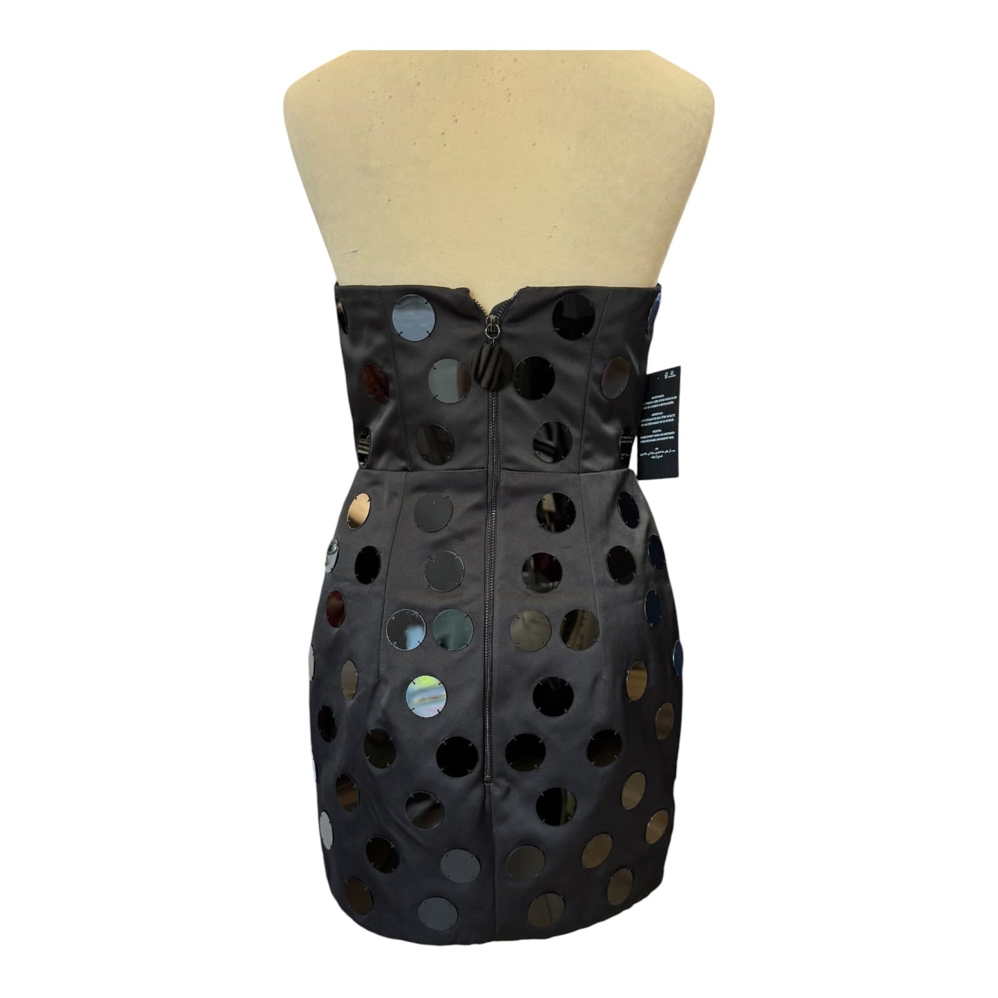 MNG Capsule Black Sequin Mini Dress - 8/10 - NEW
