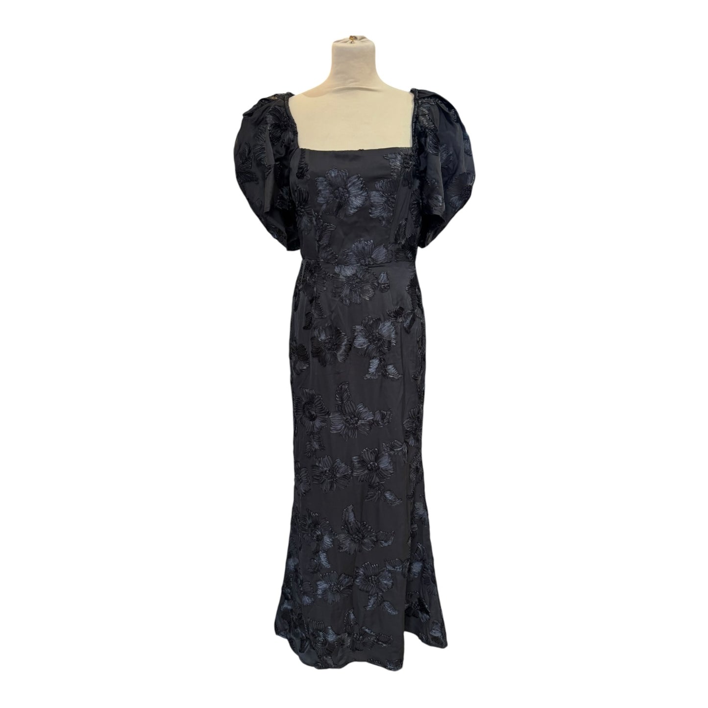 Club L London Marilla Black Floral Dress - 10 & 12 - NEW