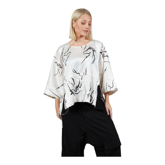High Innocence Top in White by High - 16