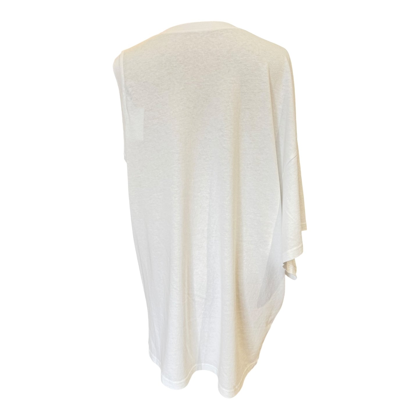 Awake Mode One Shoulder White T Shirt - 14/16
