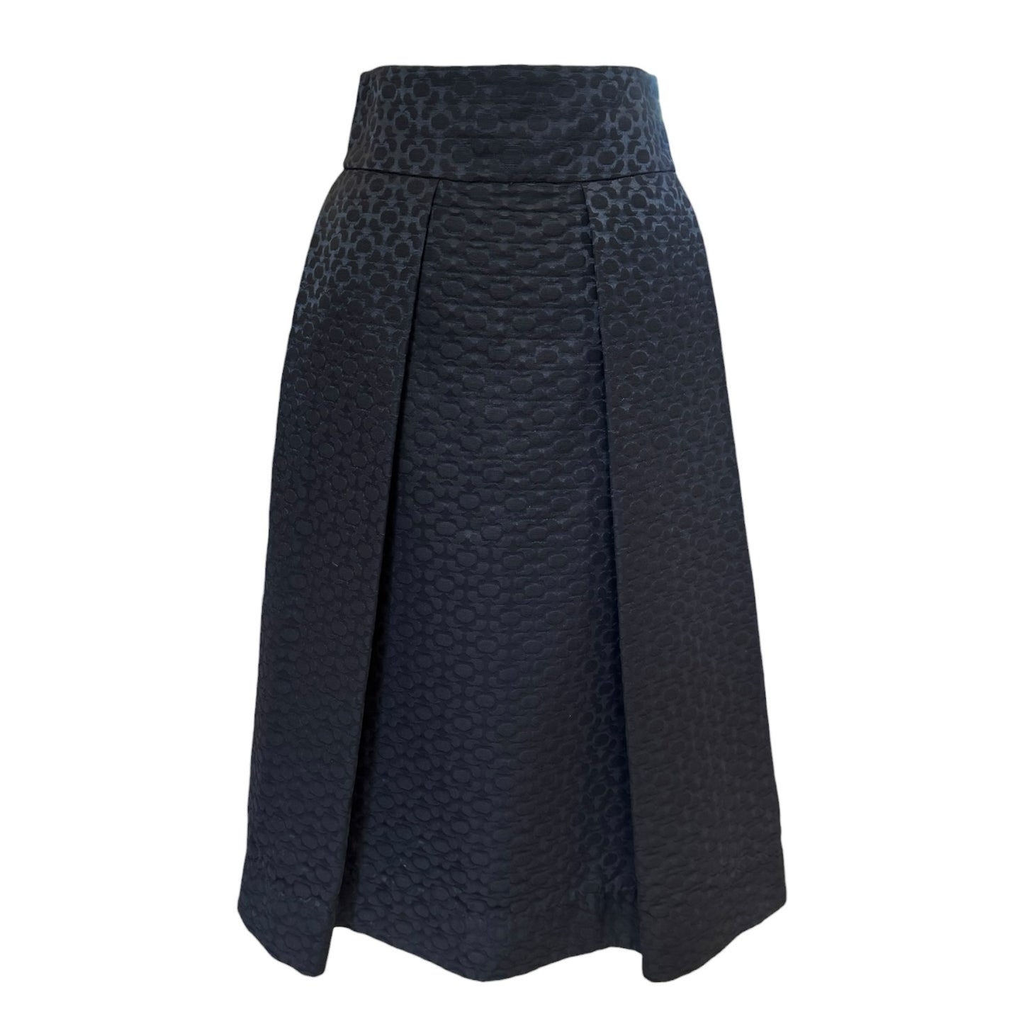Studio Nicholson Black A Line Jacquard Skirt - 6/8