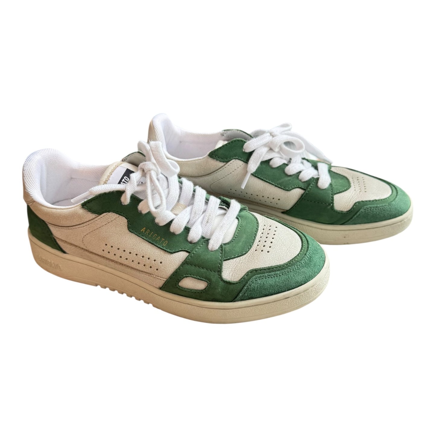 Axel Arigato Green and White Dice Low Top Sneakers - 40/6.5