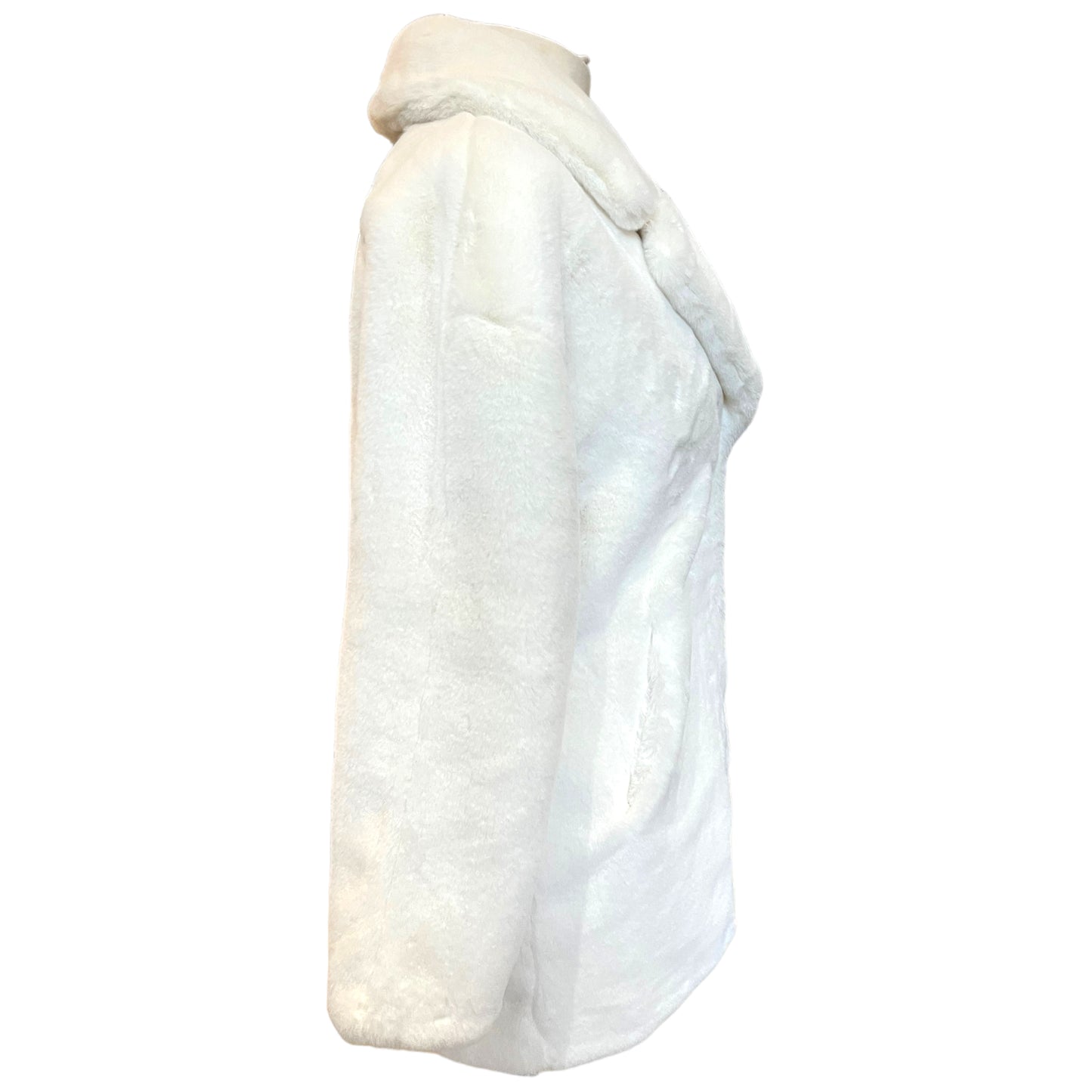 NEW James Lakeland White Fluffy Coat
