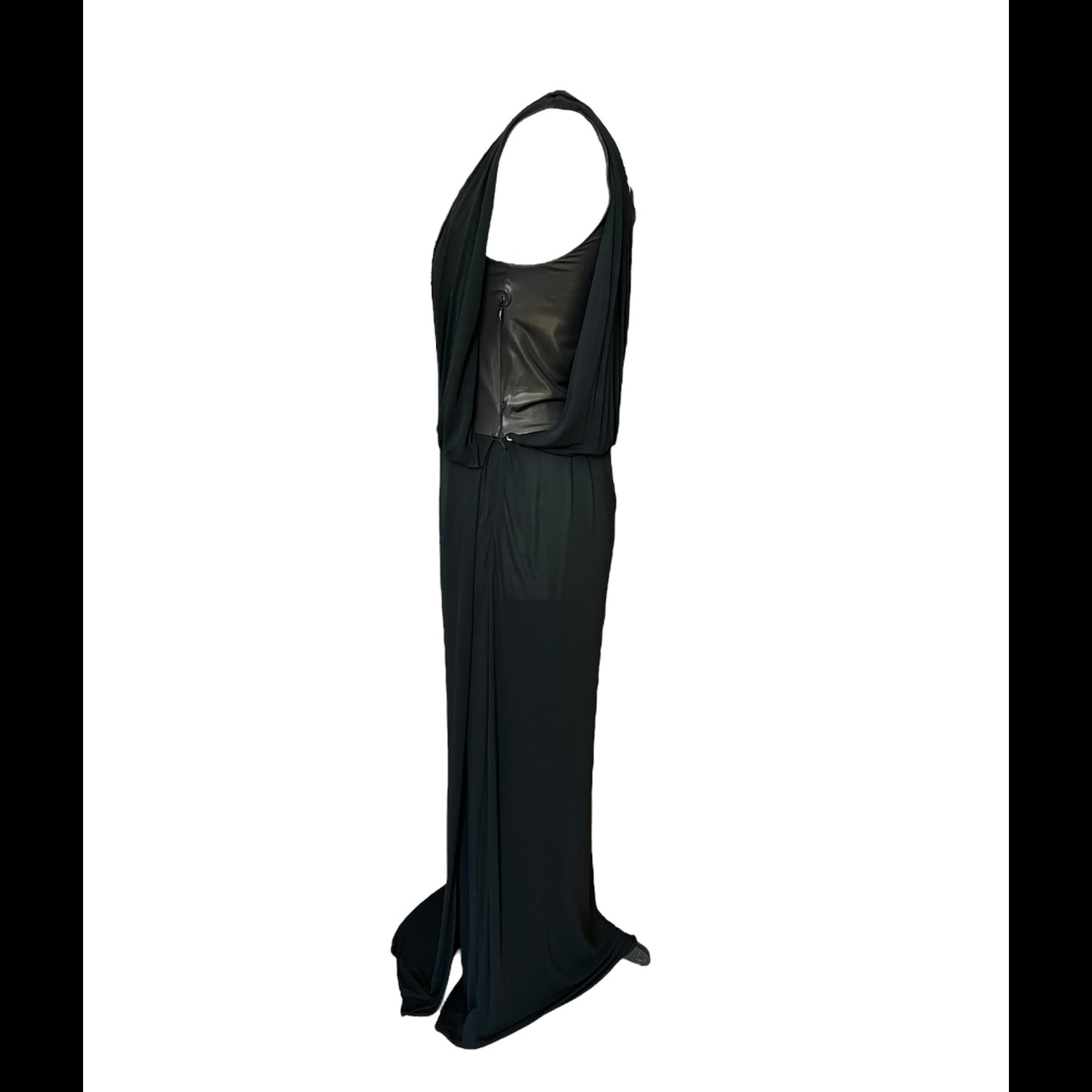 NEW Alexander McQueen Black Evening Dress - 12