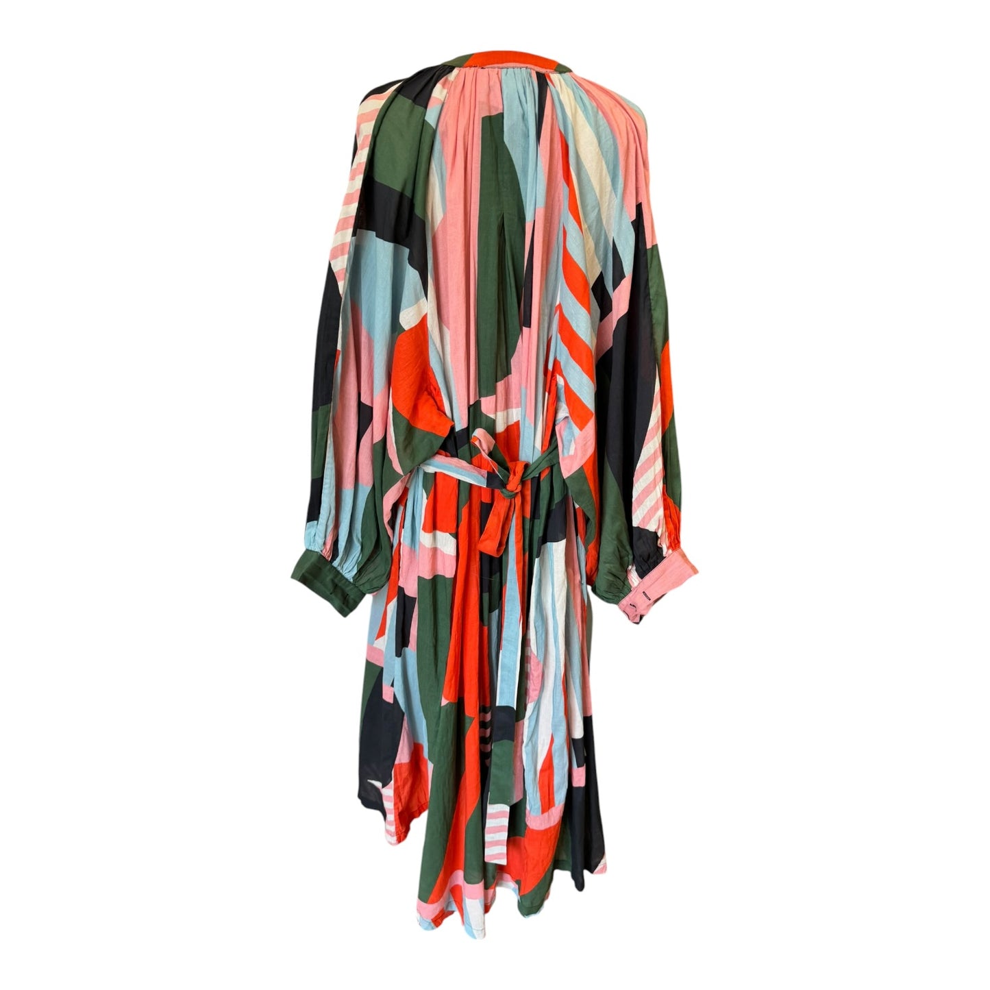 Essentiel Antwerp Abstract Cotton Maxi Dress - One Size