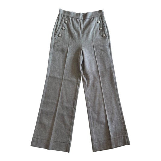 Jigsaw Agiato Wool Blend Trousers - 8 - NEW