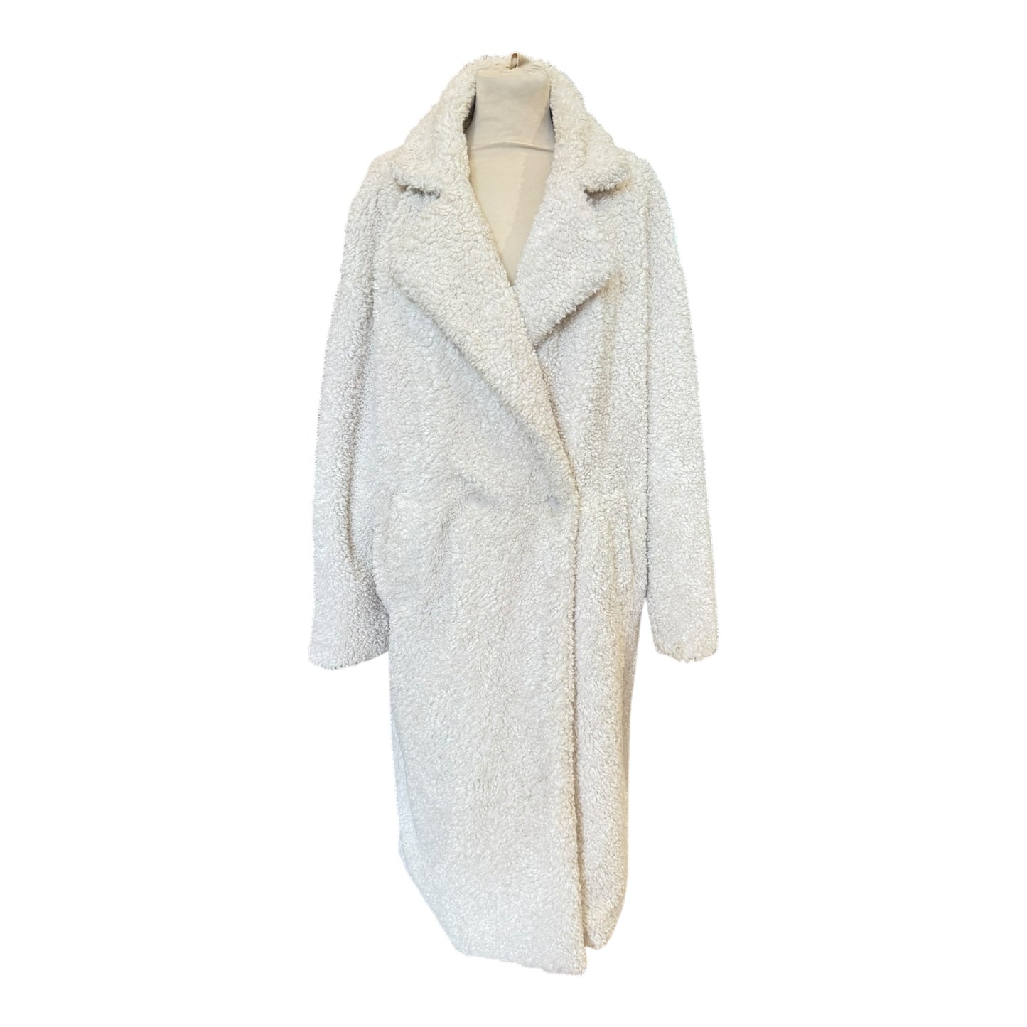 Parosh Ivory Faux Fur Teddy Coat - 12