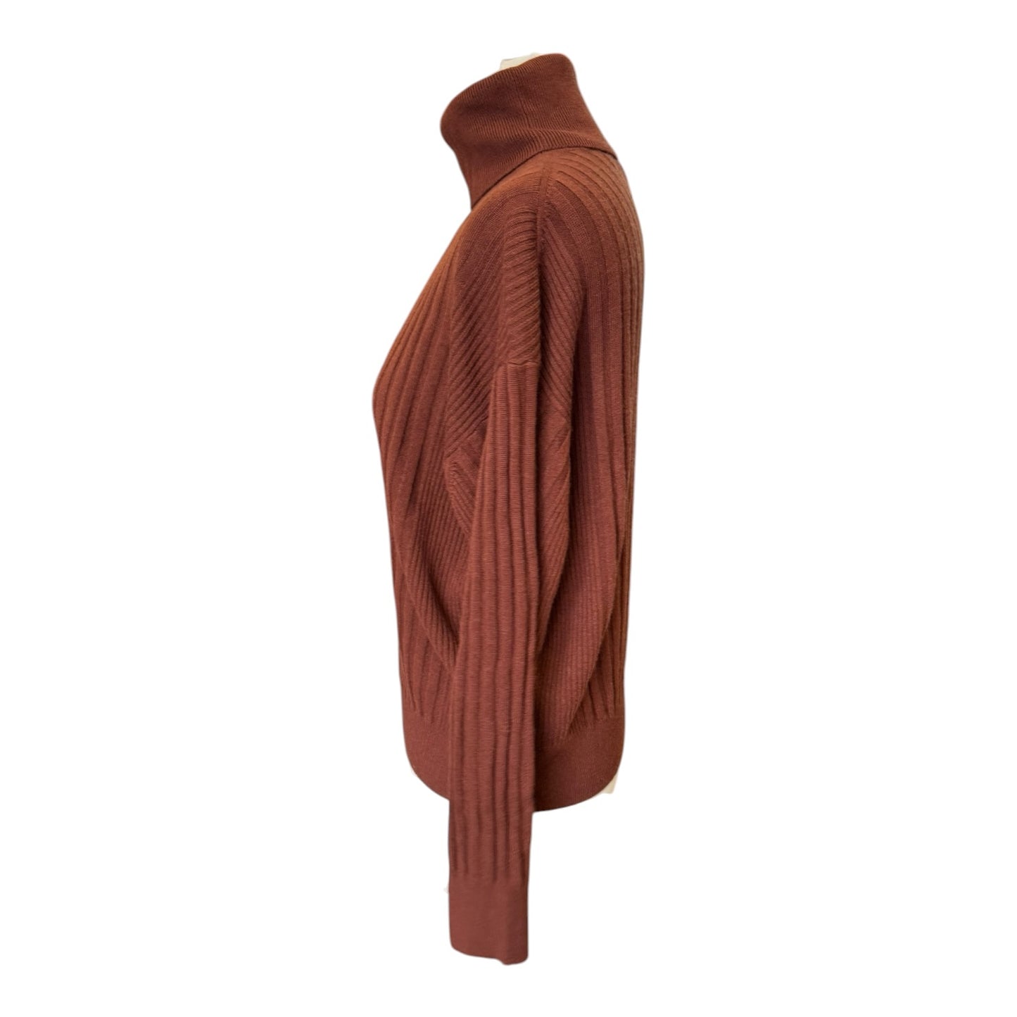 Jigsaw Cinnamon Brown Turtleneck Jumper - 8