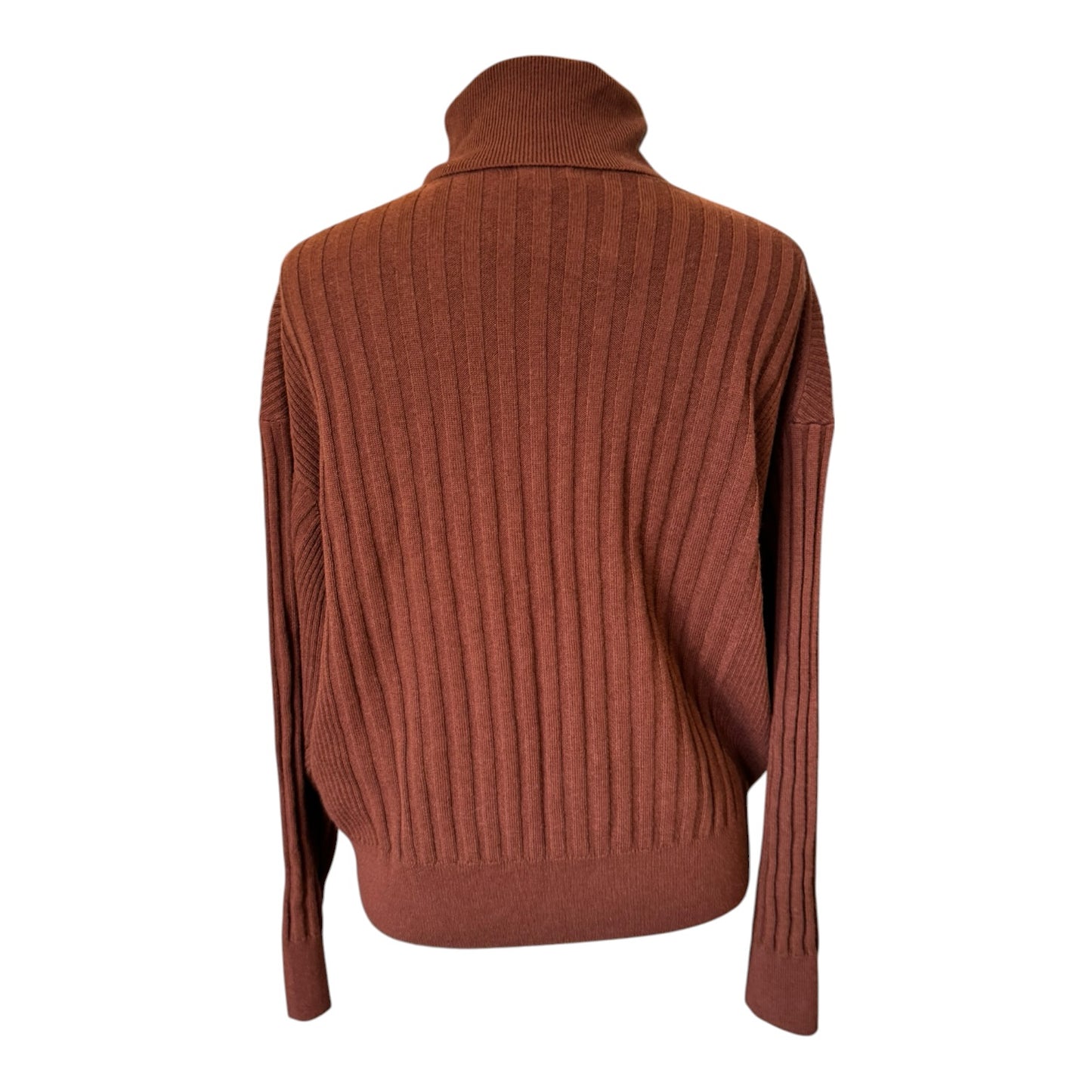 Jigsaw Cinnamon Brown Turtleneck Jumper - 8