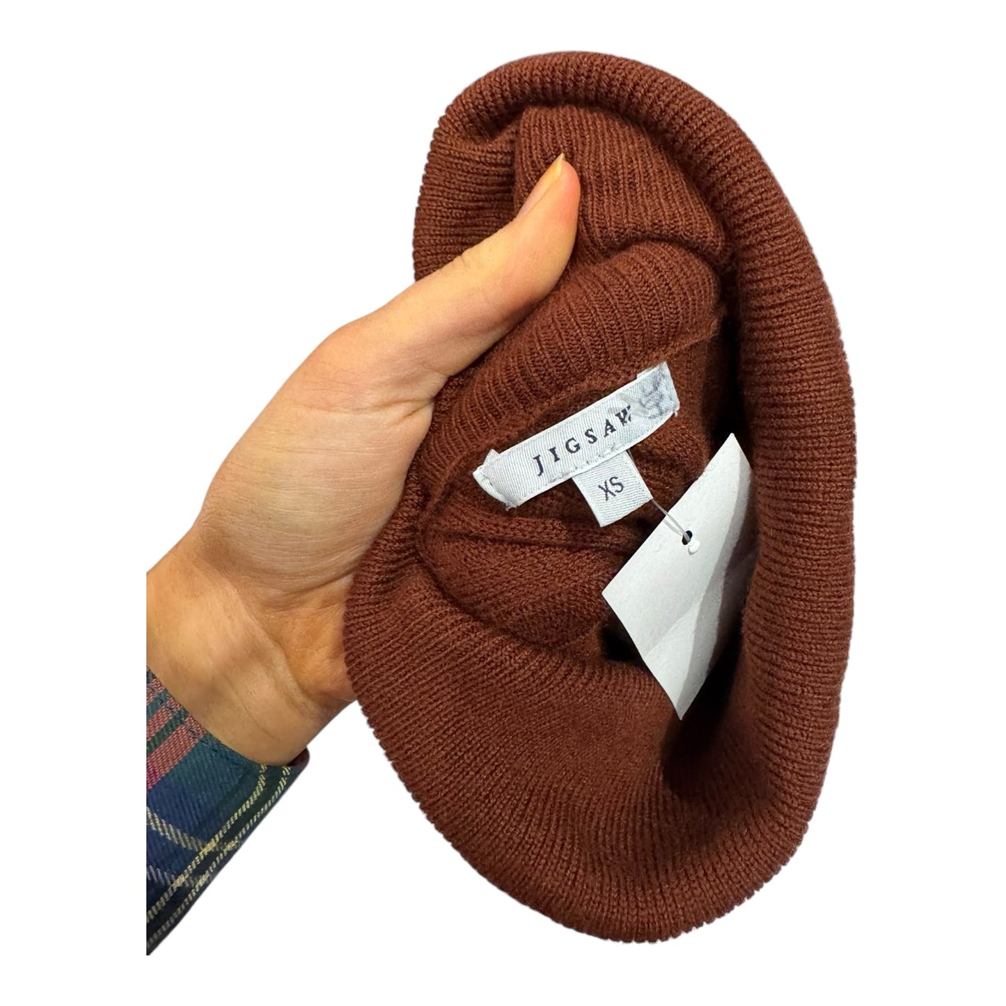 Jigsaw Cinnamon Brown Turtleneck Jumper - 8