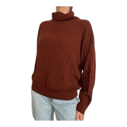 Jigsaw Cinnamon Brown Turtleneck Jumper - 8