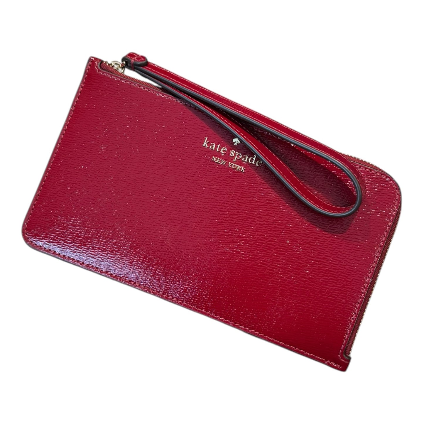 Kate Spade Red Patent Leather Lucy Wristlet