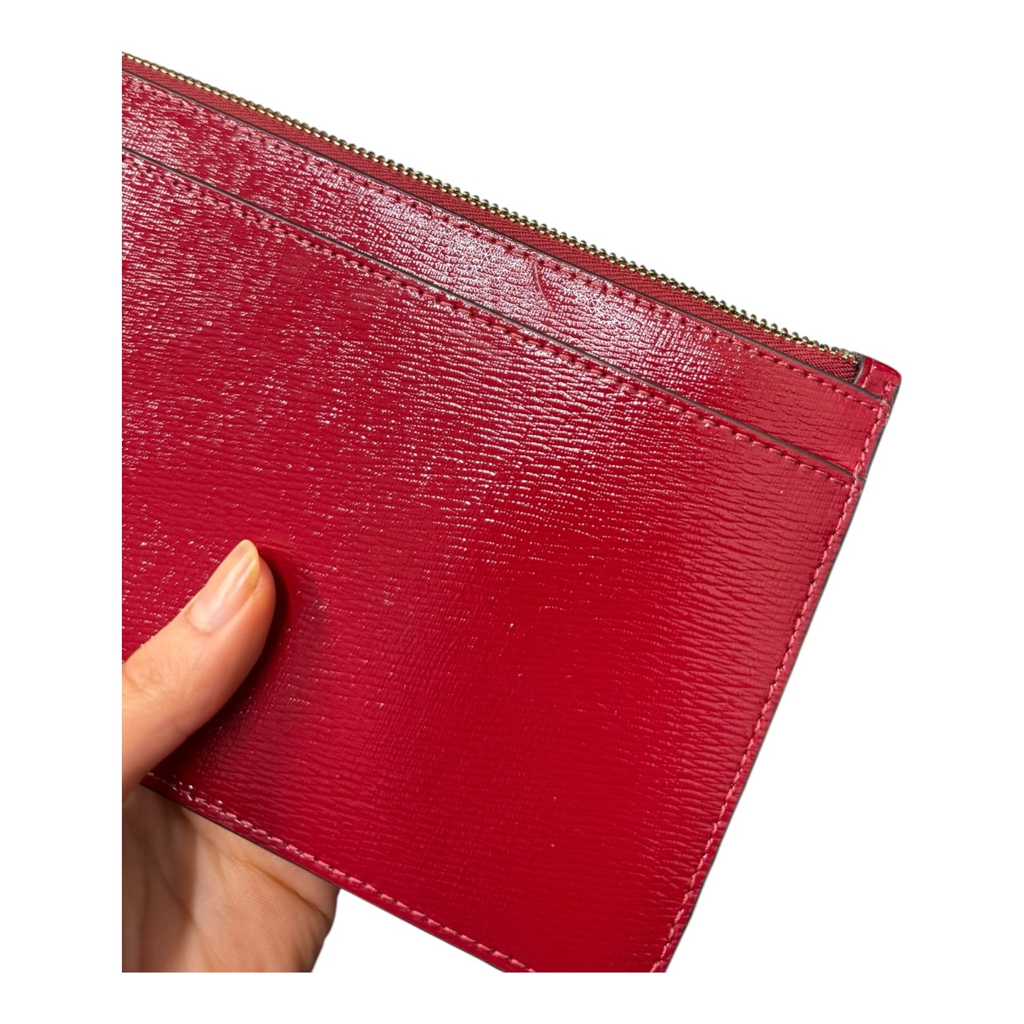 Kate Spade Red Patent Leather Lucy Wristlet