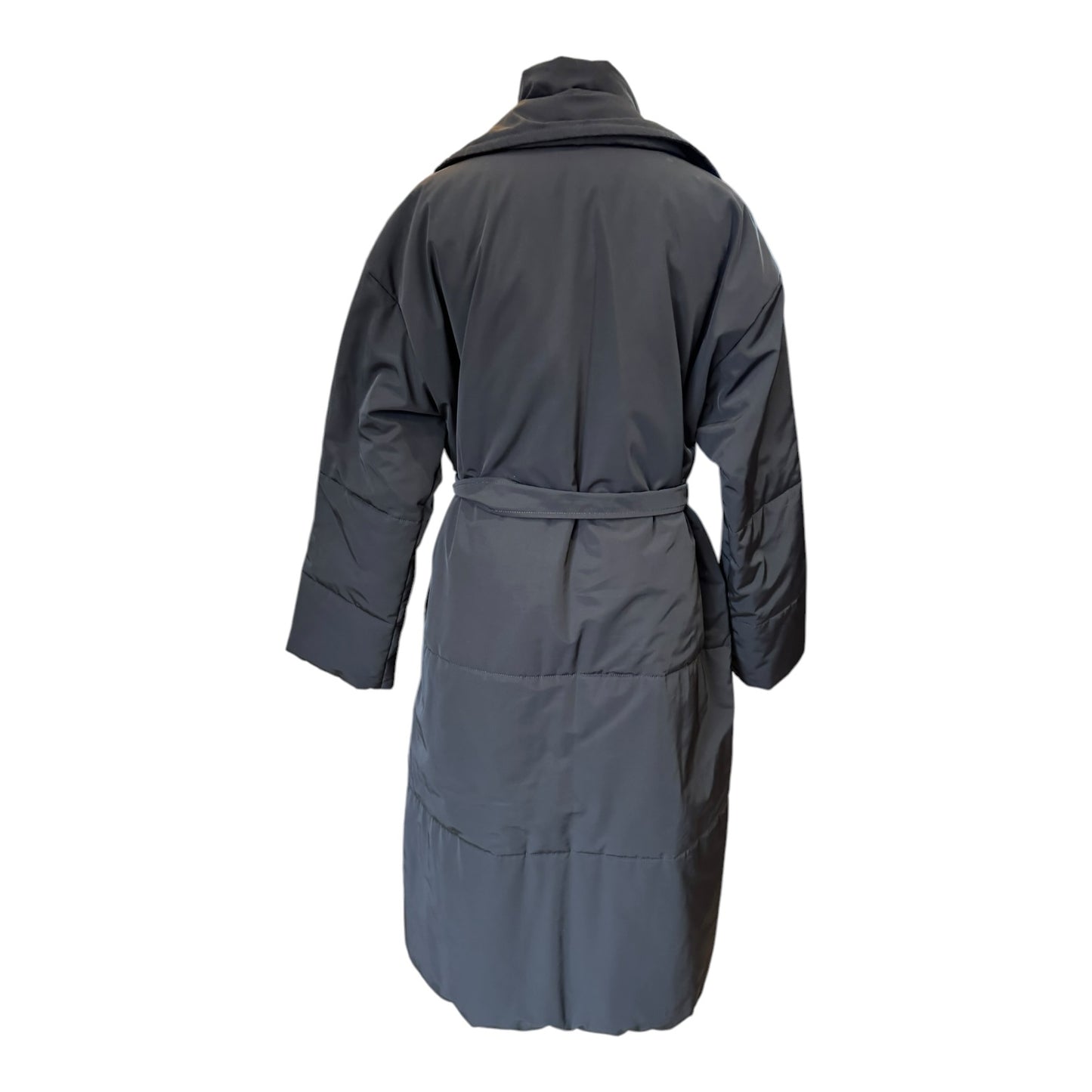 Marella Bozen Black Ruffle Neck Coat - 14/16