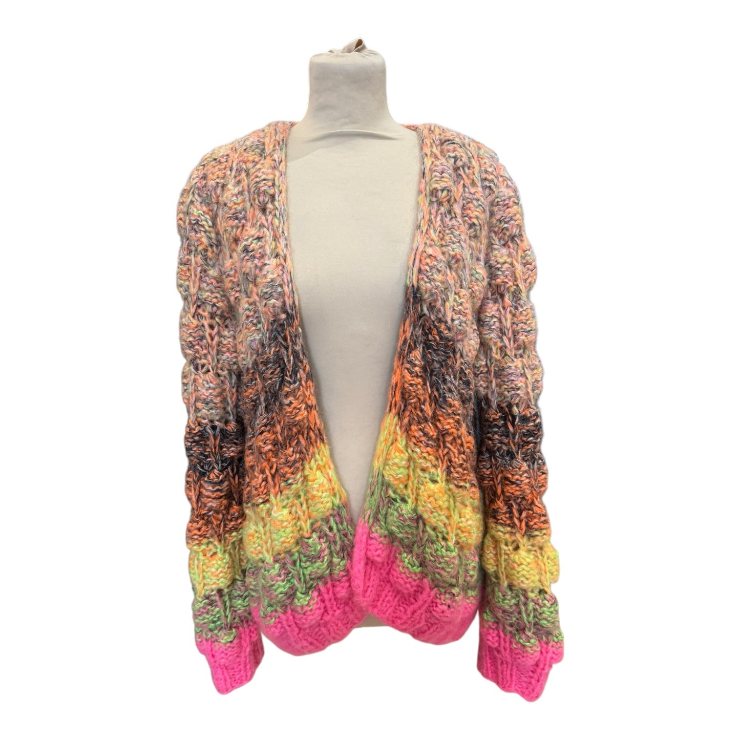 Dawn X Dare Arena Rainbow Pink Multi Cardigan - 12