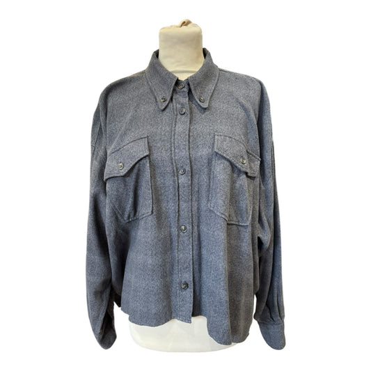 Isabel Marant Etoile Grey Crop Shirt - 12