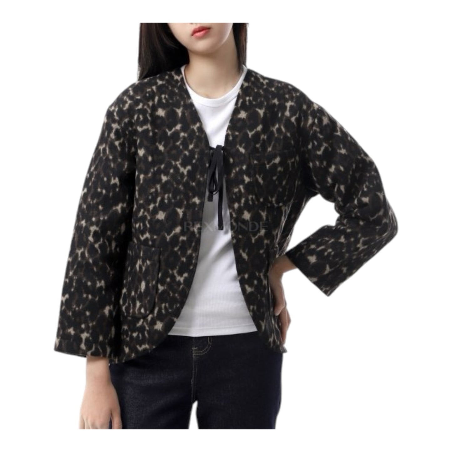 Engineered Garments Animal Print Cutaway Jacket - 10
