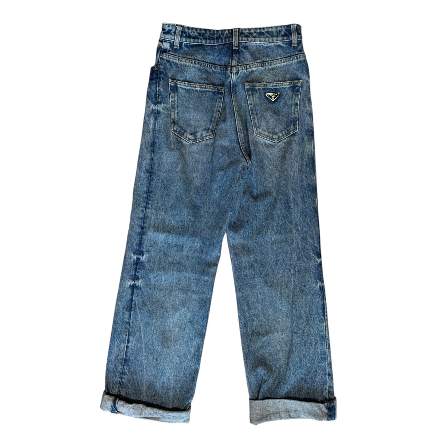 Prada Five Pocket Regular Fit Straight Leg Jeans - 8/10