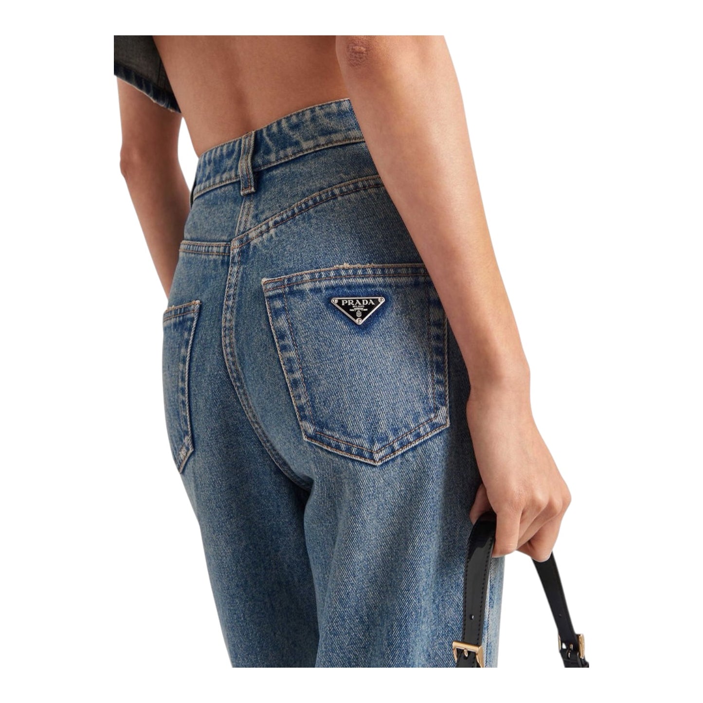 Prada Five Pocket Regular Fit Straight Leg Jeans - 8/10
