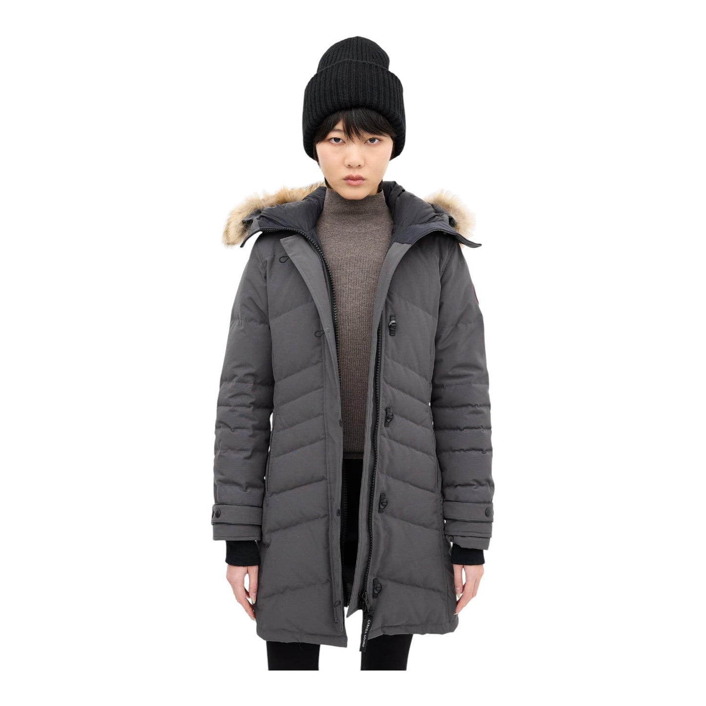 Canada Goose Grey Arctic Tech Lorette Down Parka - 6/8