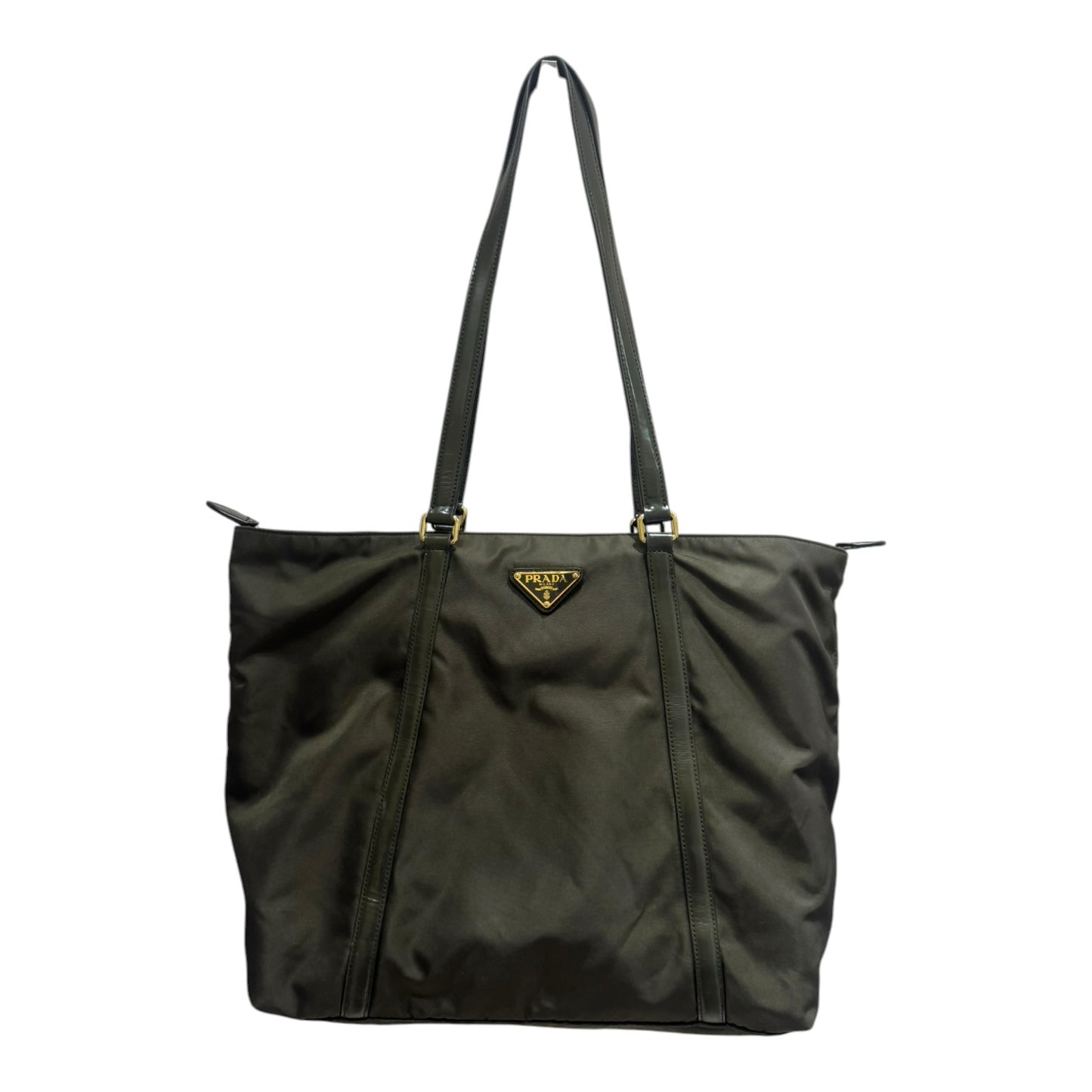 Prada Khaki Re-Nylon Tote Bag
