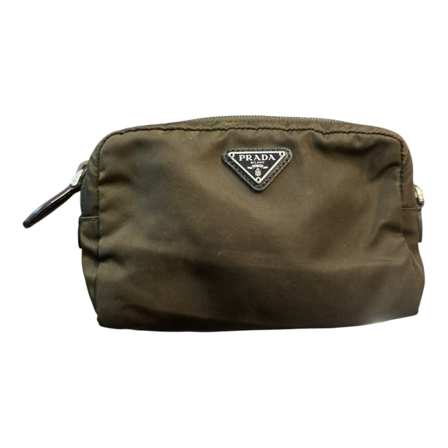 Prada Khaki Re-Nylon Pouch