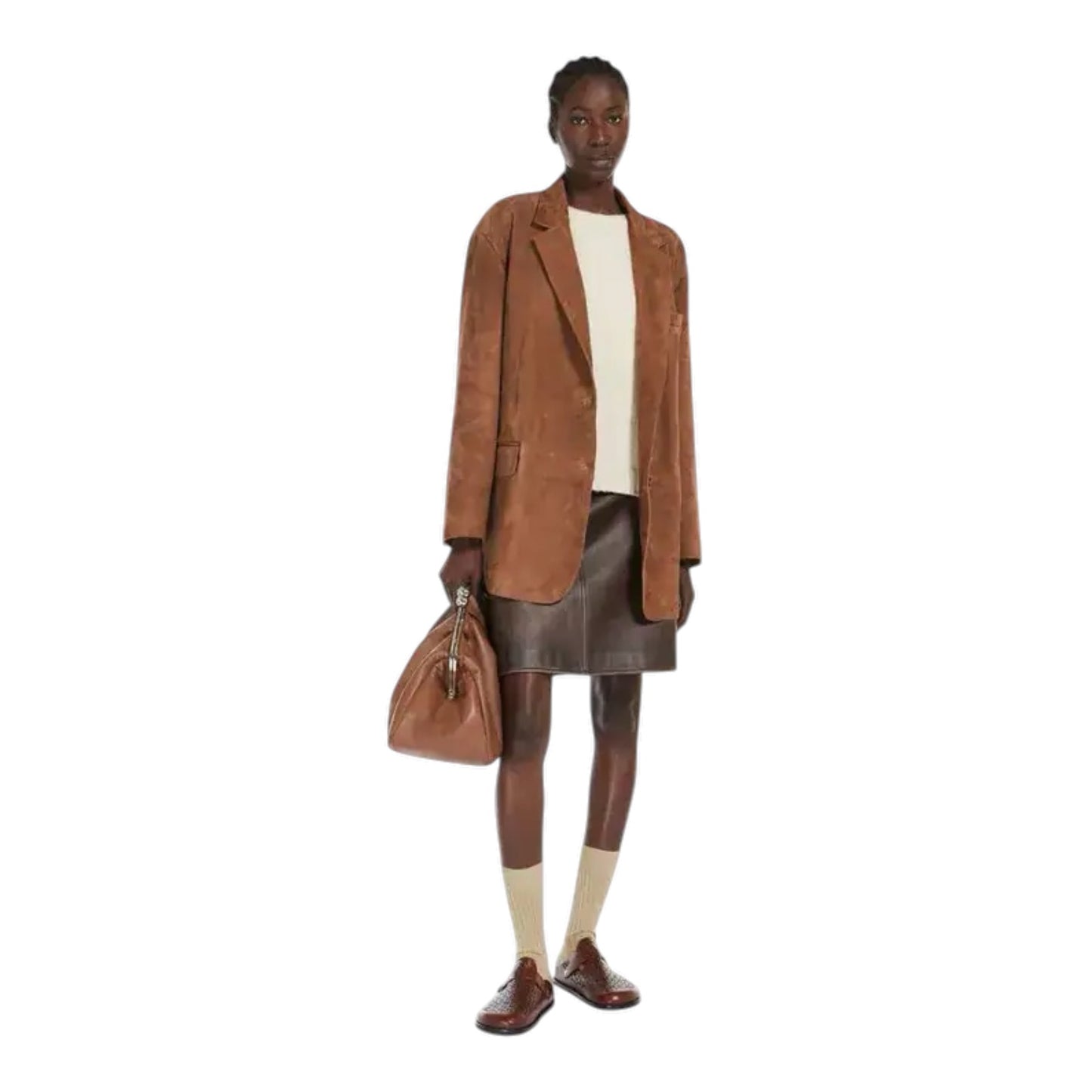 Weekend Max Mara Leather Mini Skirt - 14