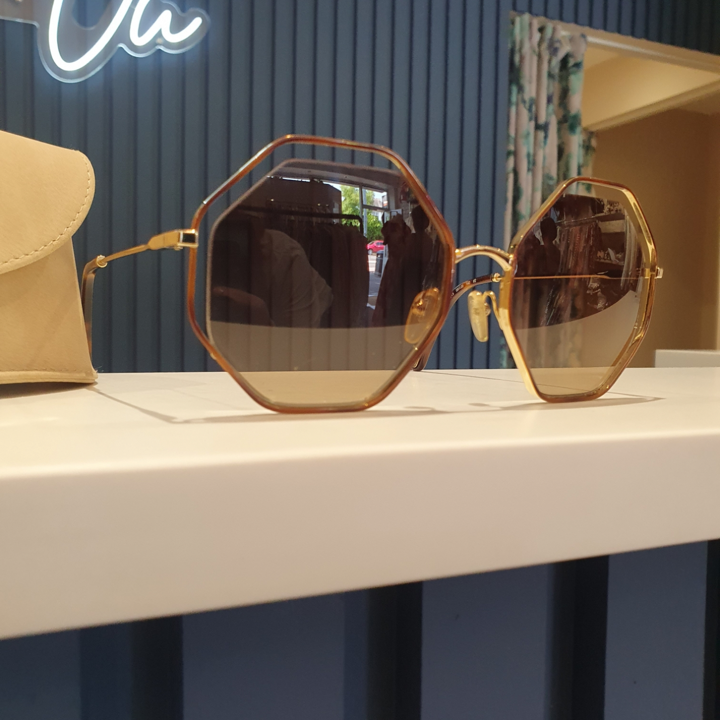 Chloè Poppy Octaganal sunglasses