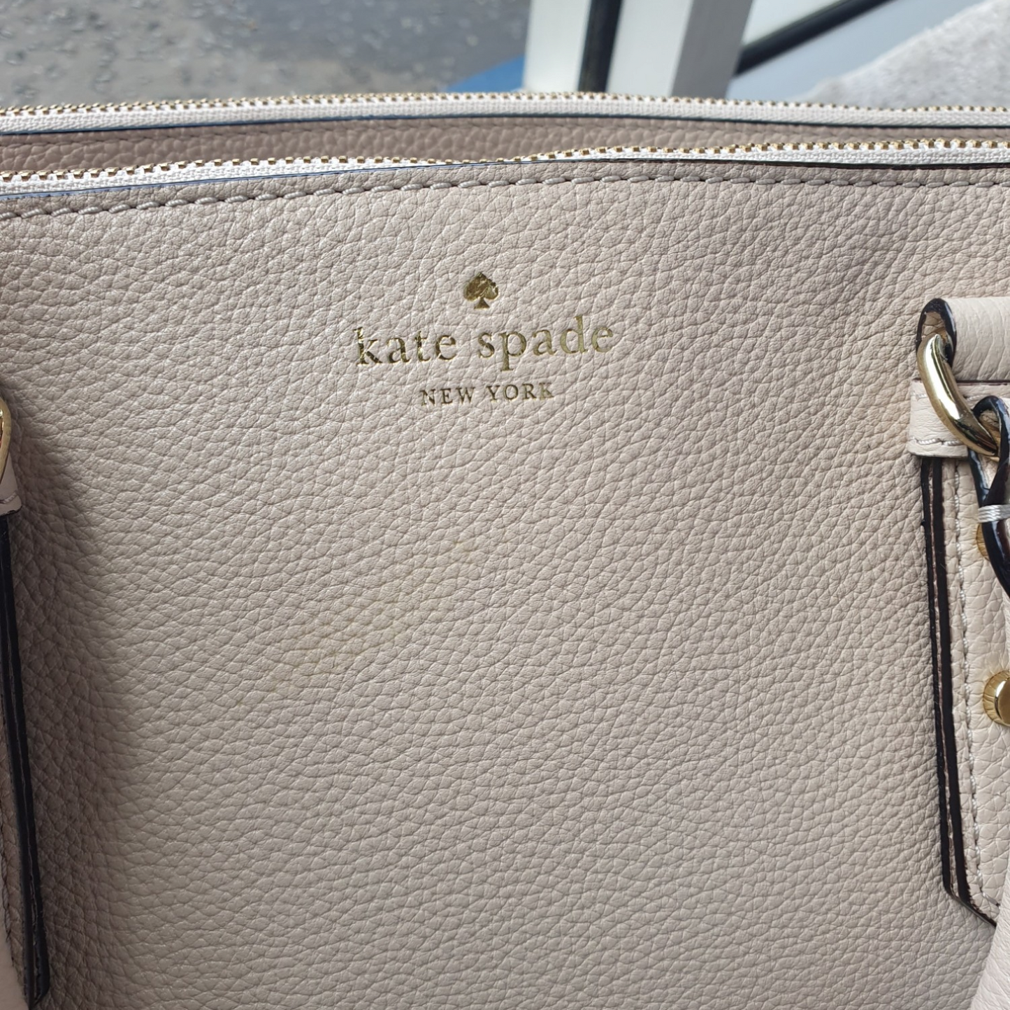Kate Spade Cream leather bag